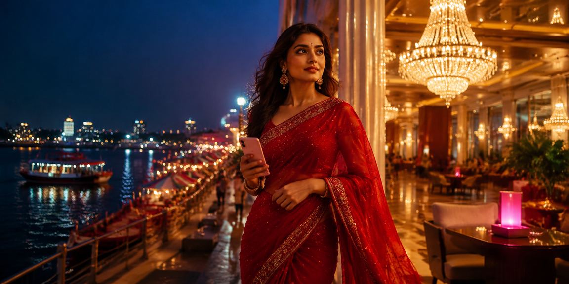 বরিশালে মোবাইলে পেমেন্ট করছেন একজন মহিলা ব্যবহারকারী 565 প্ল্যাটফর্মে