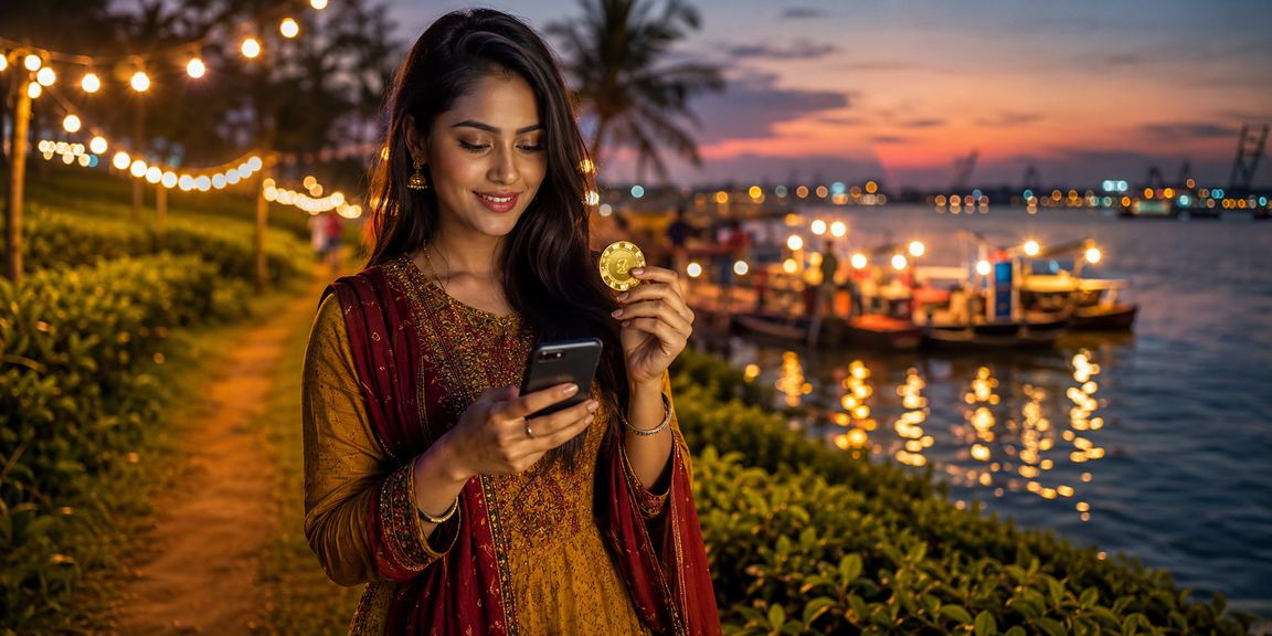 কক্সবাজারে চা বাগানে বসে মোবাইলে 565 ক্যাসিনোতে লগইন করছেন একজন ব্যবহারকারী